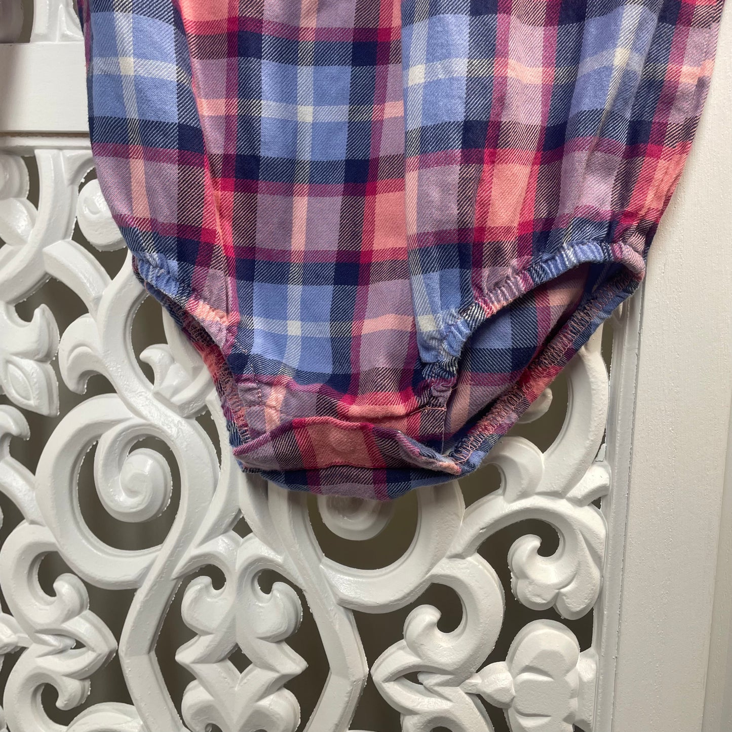 Oshkosh Boys Romper Long Sleeve Shirt Size 24mths 24M