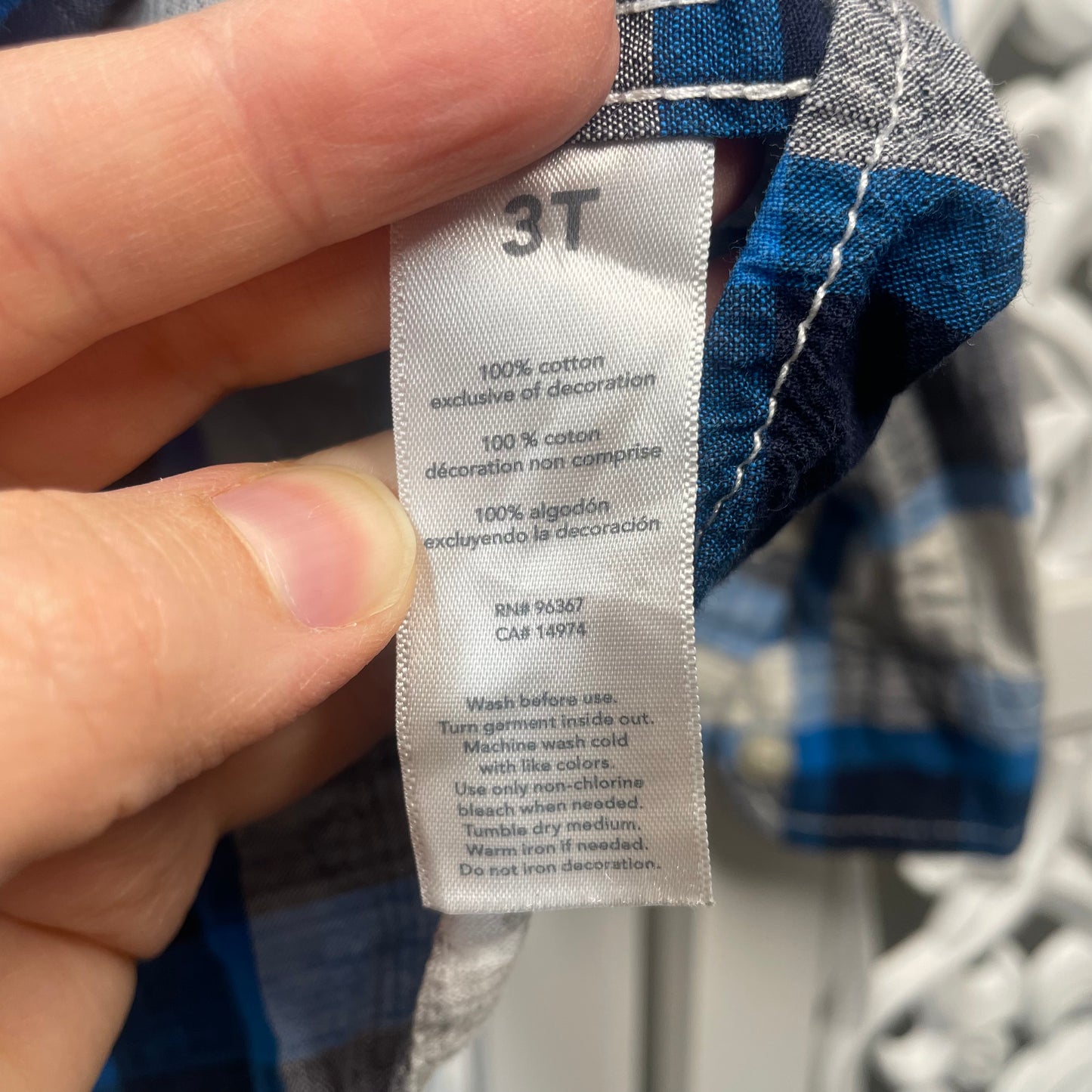 Oshkosh Boys Shirt Long Sleeve Size 3T