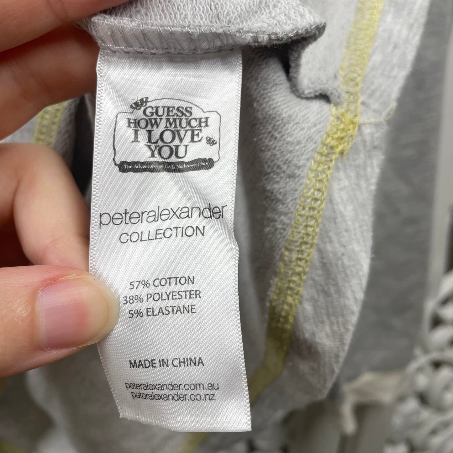 Peter Alexander Pyjama SET Guess How Much I Love You Size 5