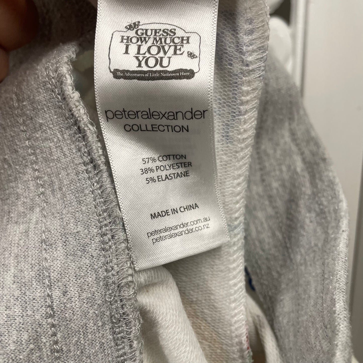 Peter Alexander Pyjama SET Guess How Much I Love You Size 5