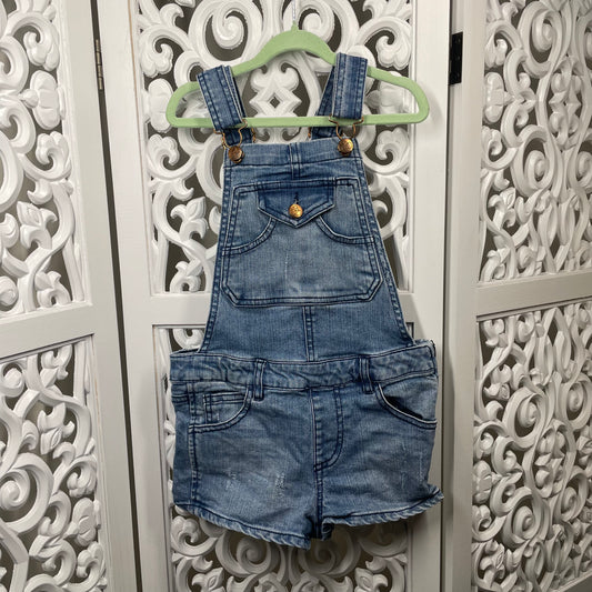 Pavement Denim Shortalls Size 8 XXXS