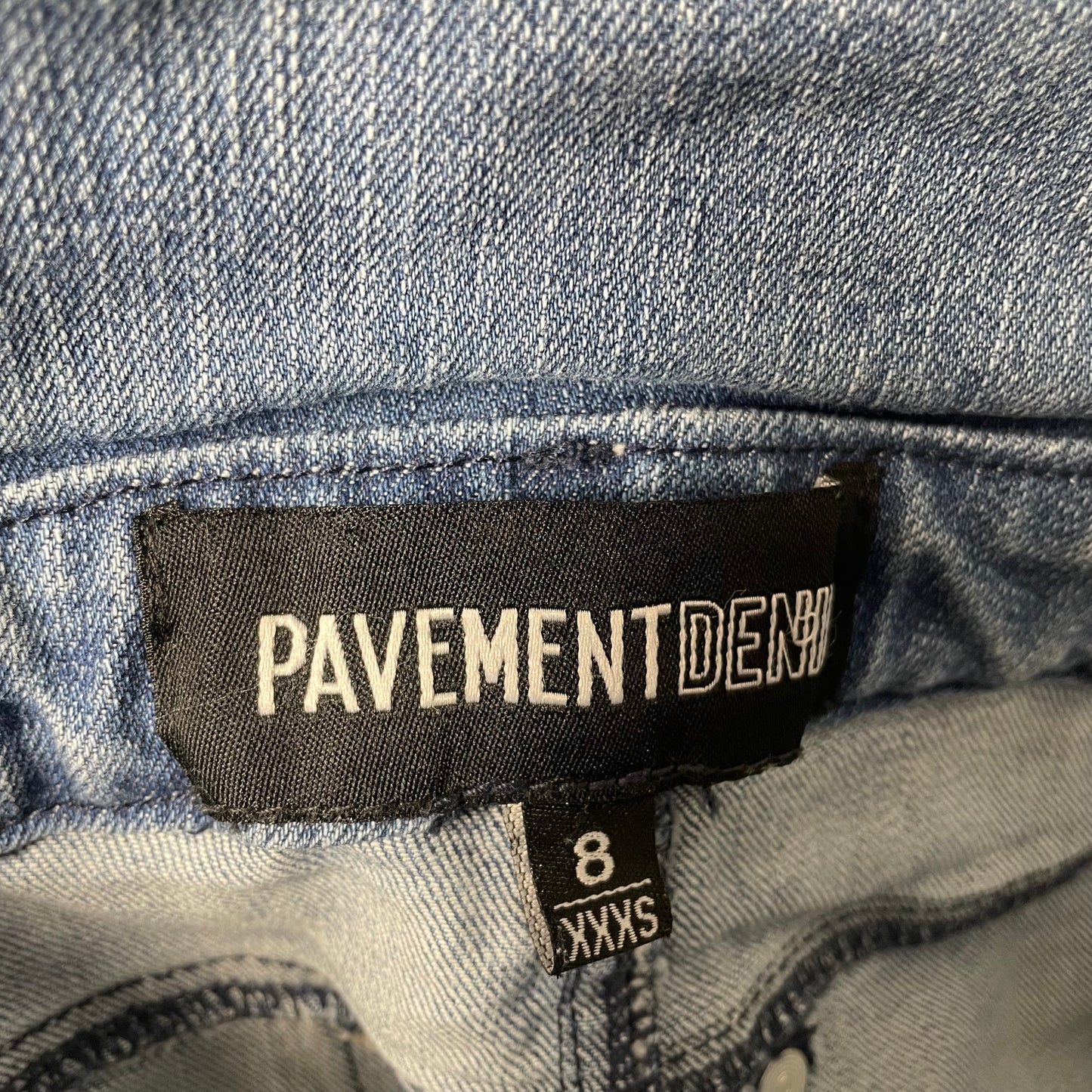 Pavement Denim Shortalls Size 8 XXXS