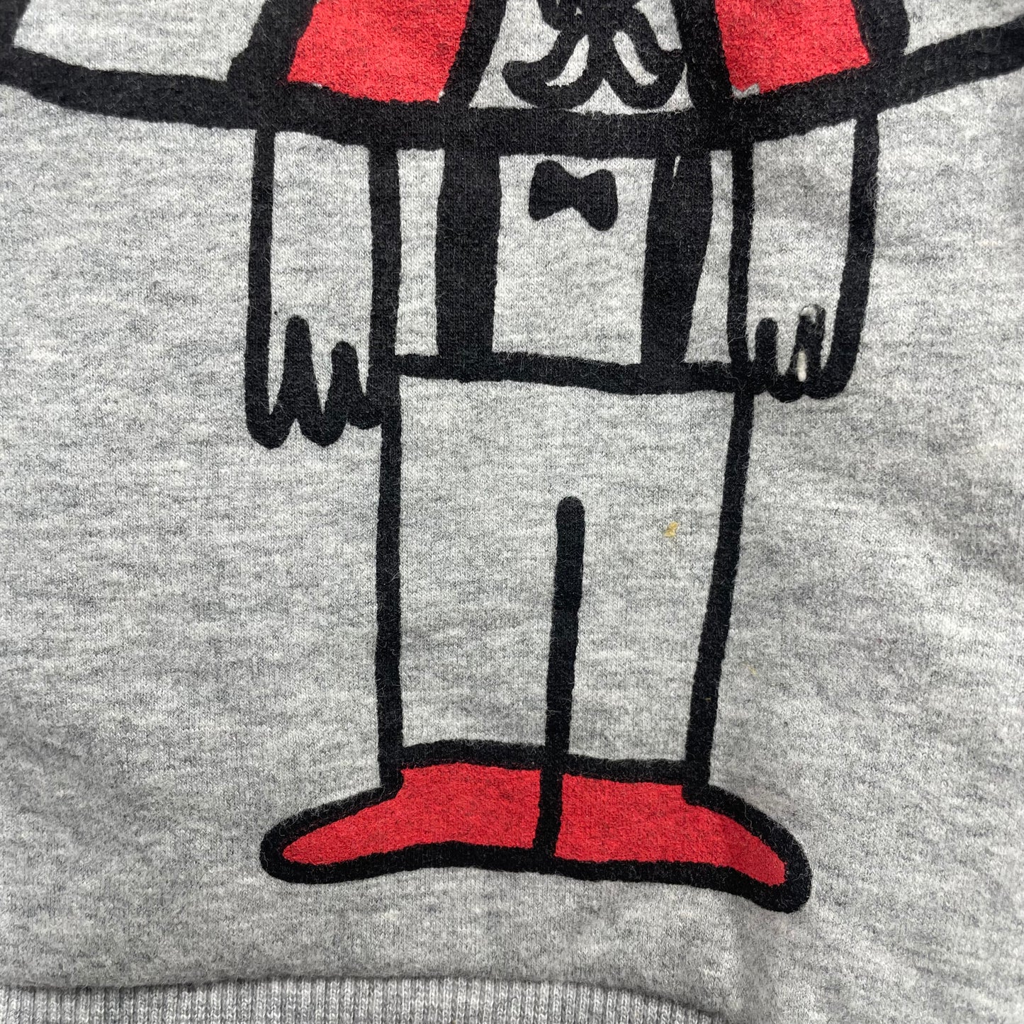 Minti Boys Jumper Grey Circus Sz 5