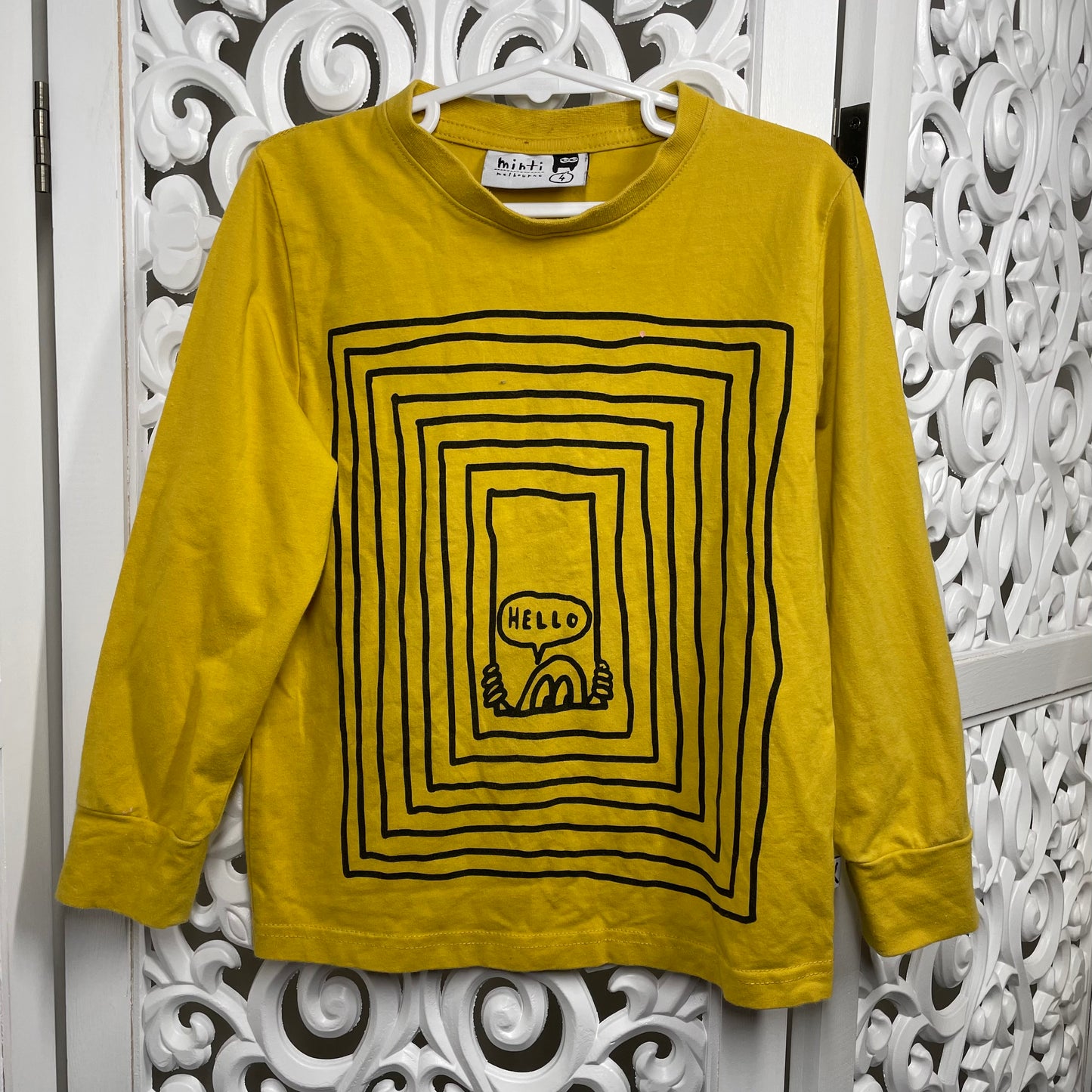 Minti Boys Long Sleeve Top Size 4