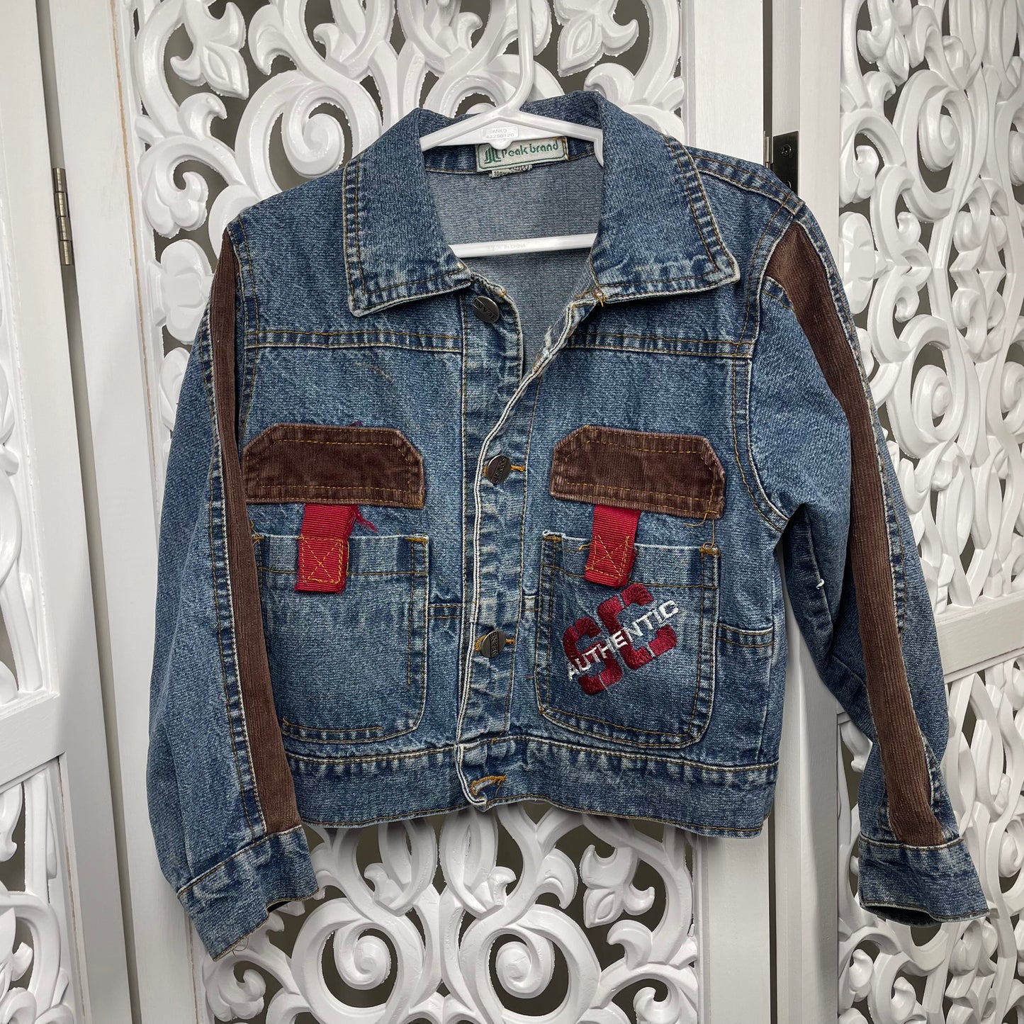 Peak Brand Denim Jacket Size 4