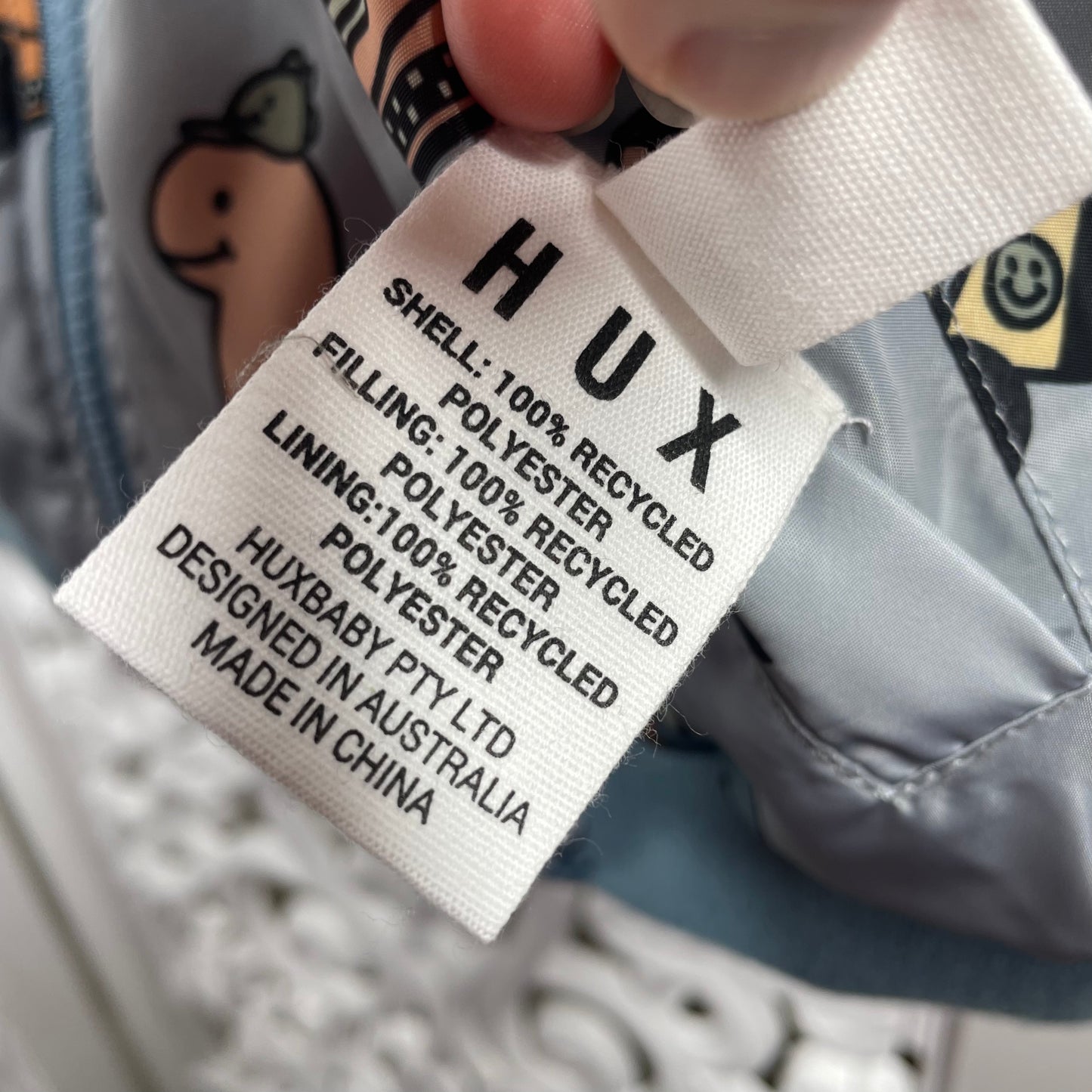 Hux Reversible Jacket Boys Dinosaurs Size 4