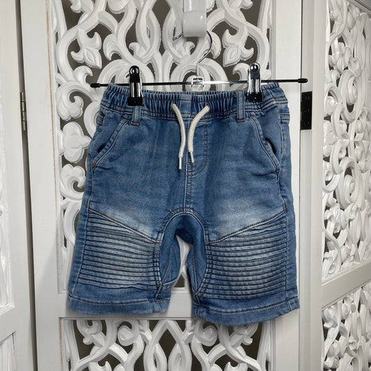 Cotton On Kids Boys Denim Shorts Size 4