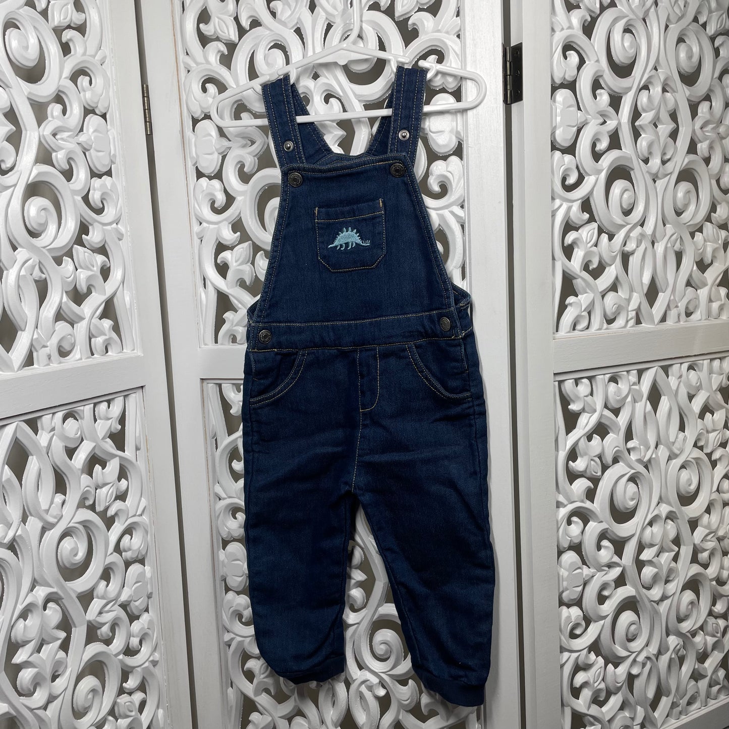 Sprout Boys Overalls Size 1 Dinosaur