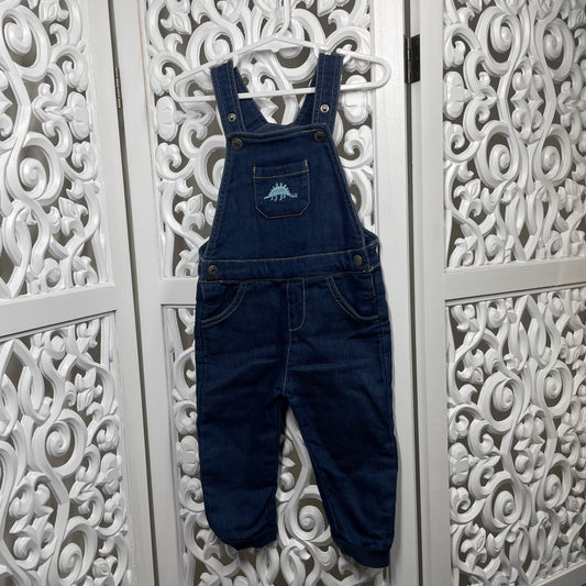 Sprout Boys Overalls Size 1 Dinosaur